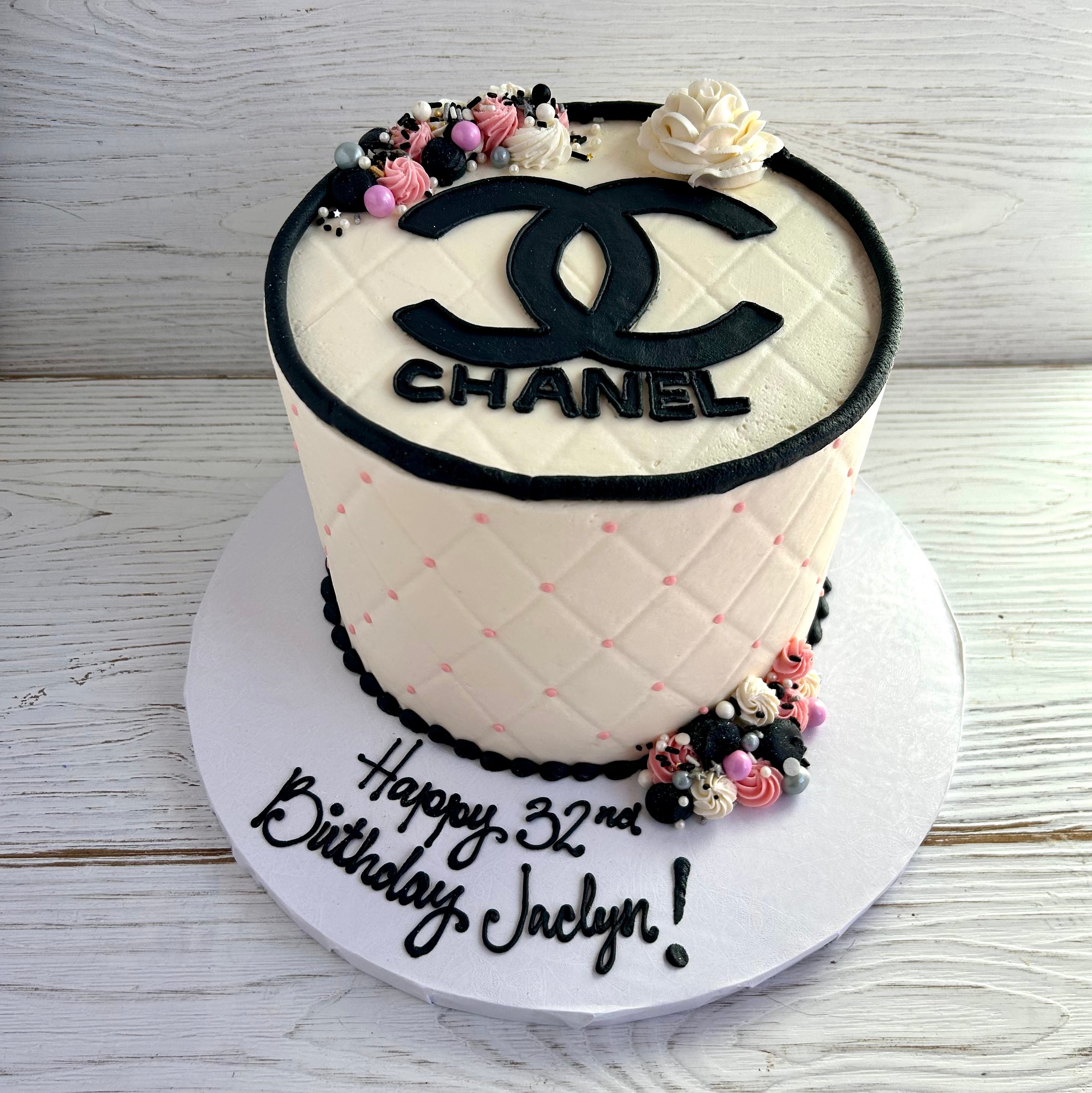 Chanel Designer Birthday Cake