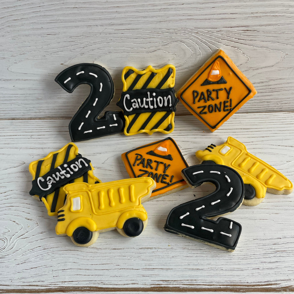 Construction Party Zone Sugar Cookies