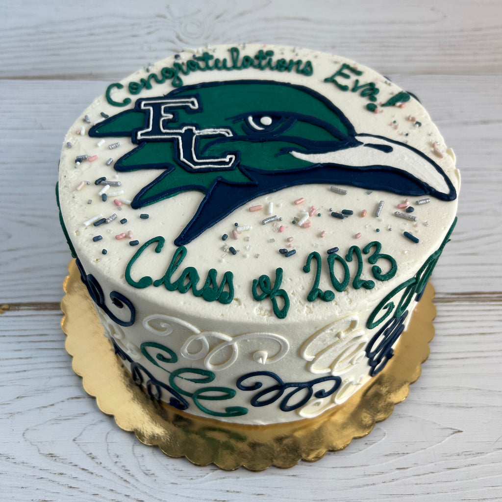 Endicott College Gulls Graduation Cake