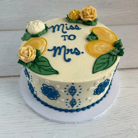 Bridal Shower "Main Squeeze" Lemons Cake