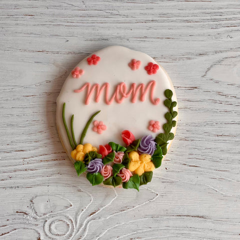 Mother's Day Hand-Decorated Sugar Cookie