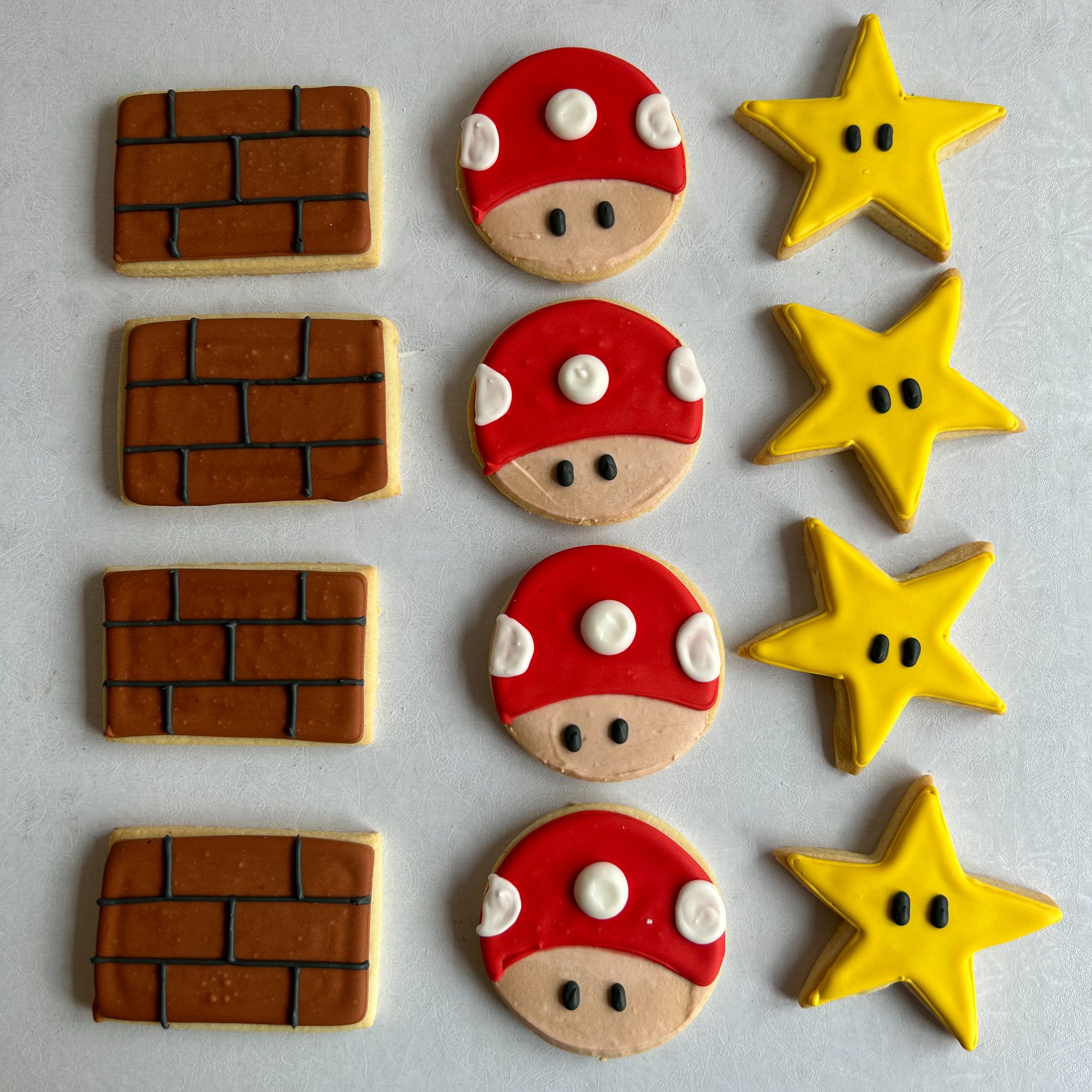 Super Mario Bros. Sugar Cookies