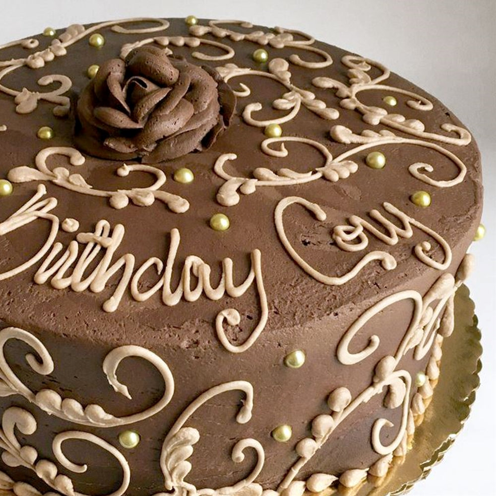 Chocolate Scrolls Cake