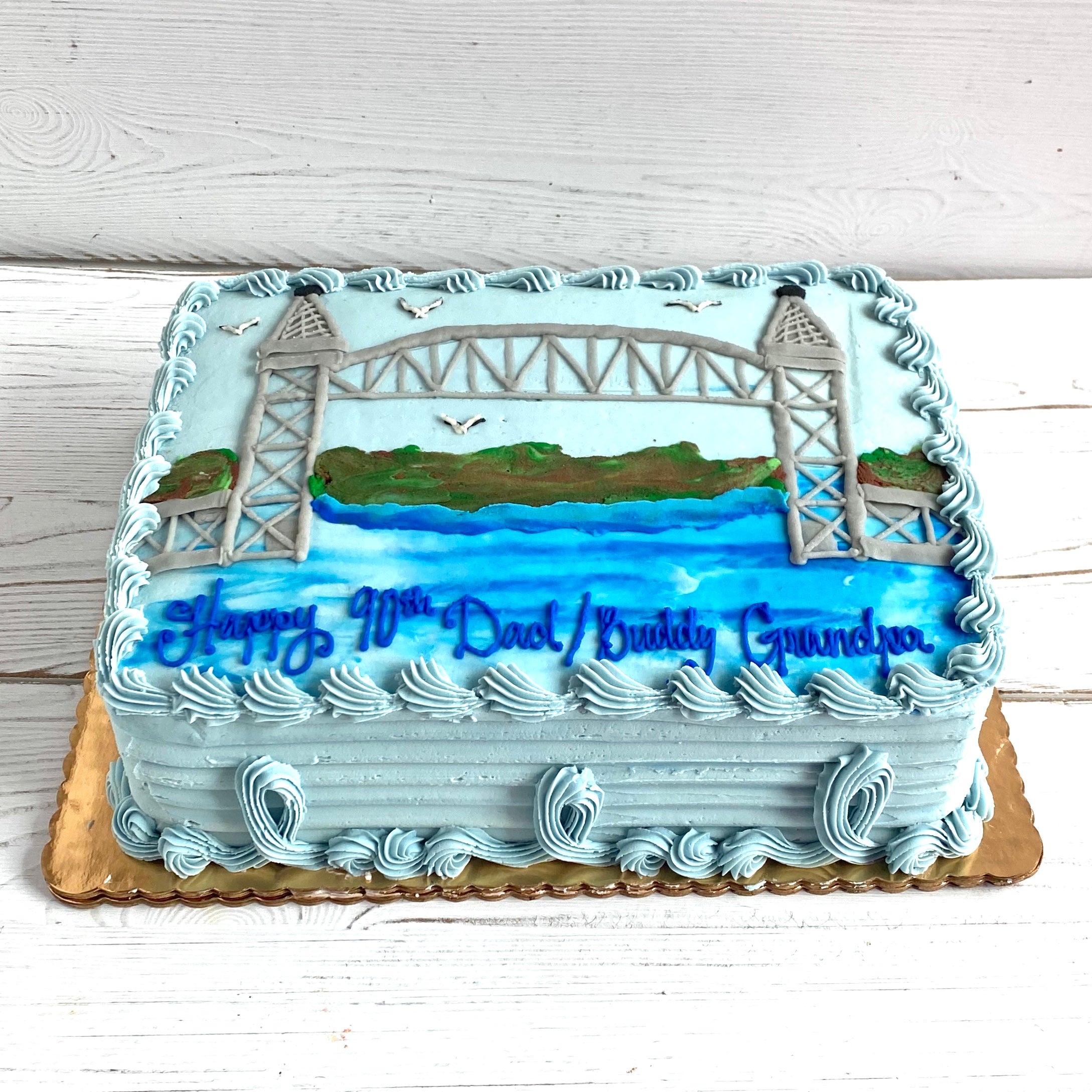 Cape Cod Canal Railroad Bridge Cake