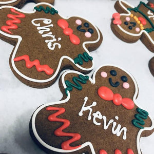 Personalized Gingerbread Cookies
