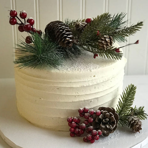 Cranberries and Pine Cake
