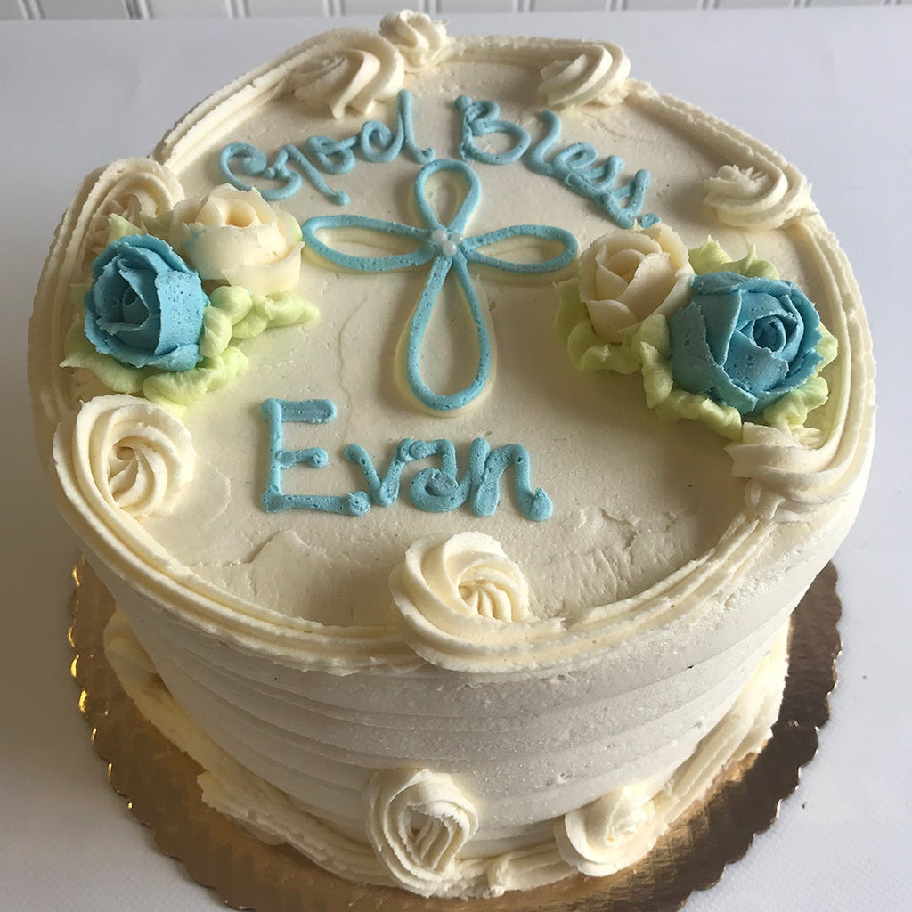 Blue Cross Cake - VEGAN
