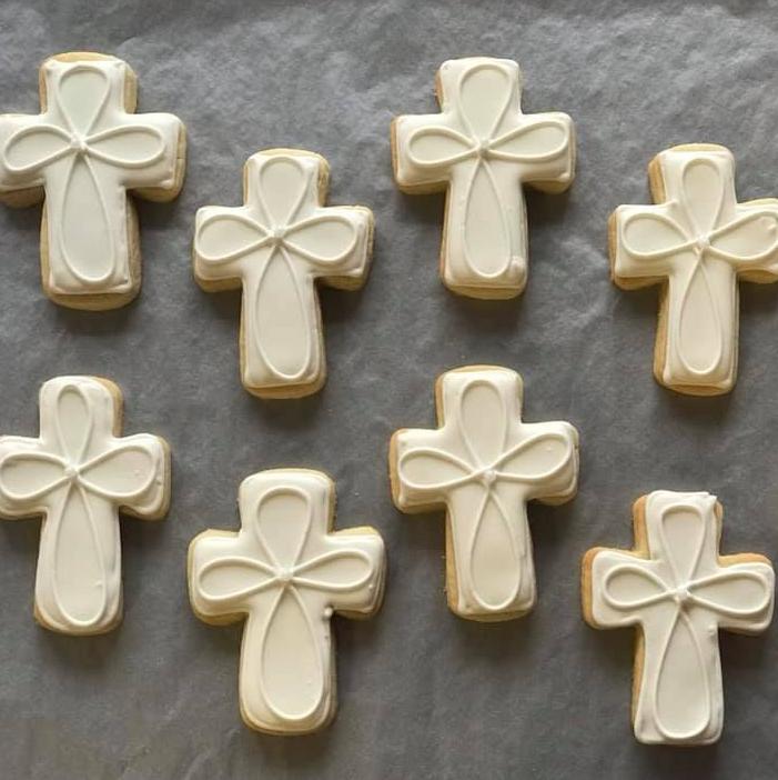 Religious Cross Sugar Cookies