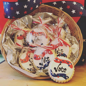 Get Out and Vote Sugar Cookies