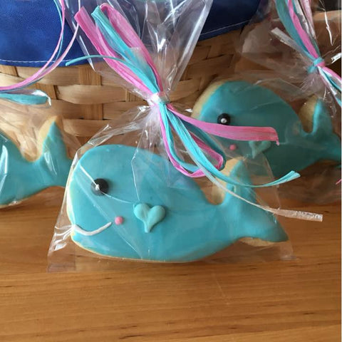 Blue Whale Sugar Cookies