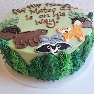 Forest Animals Cake
