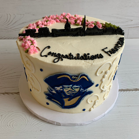 George Washington University (GWU) Graduation Cake