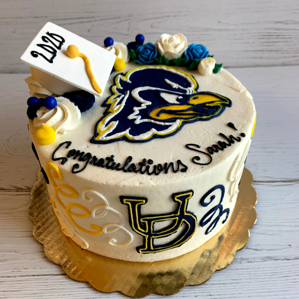 Graduation Logo Cake (University of Delaware)