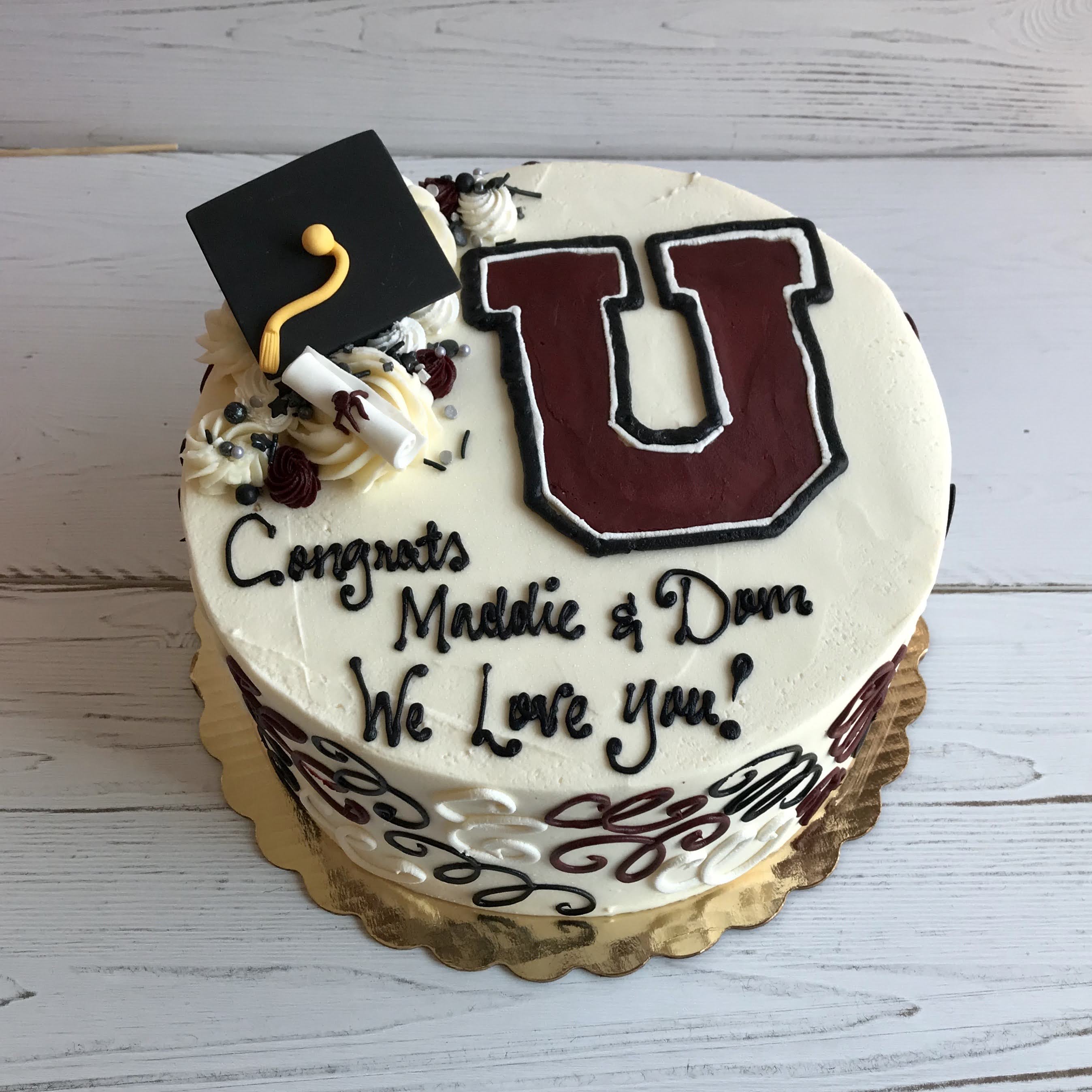 Graduation Logo Cake (Union College)