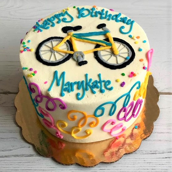 Bicycle Birthday Cake