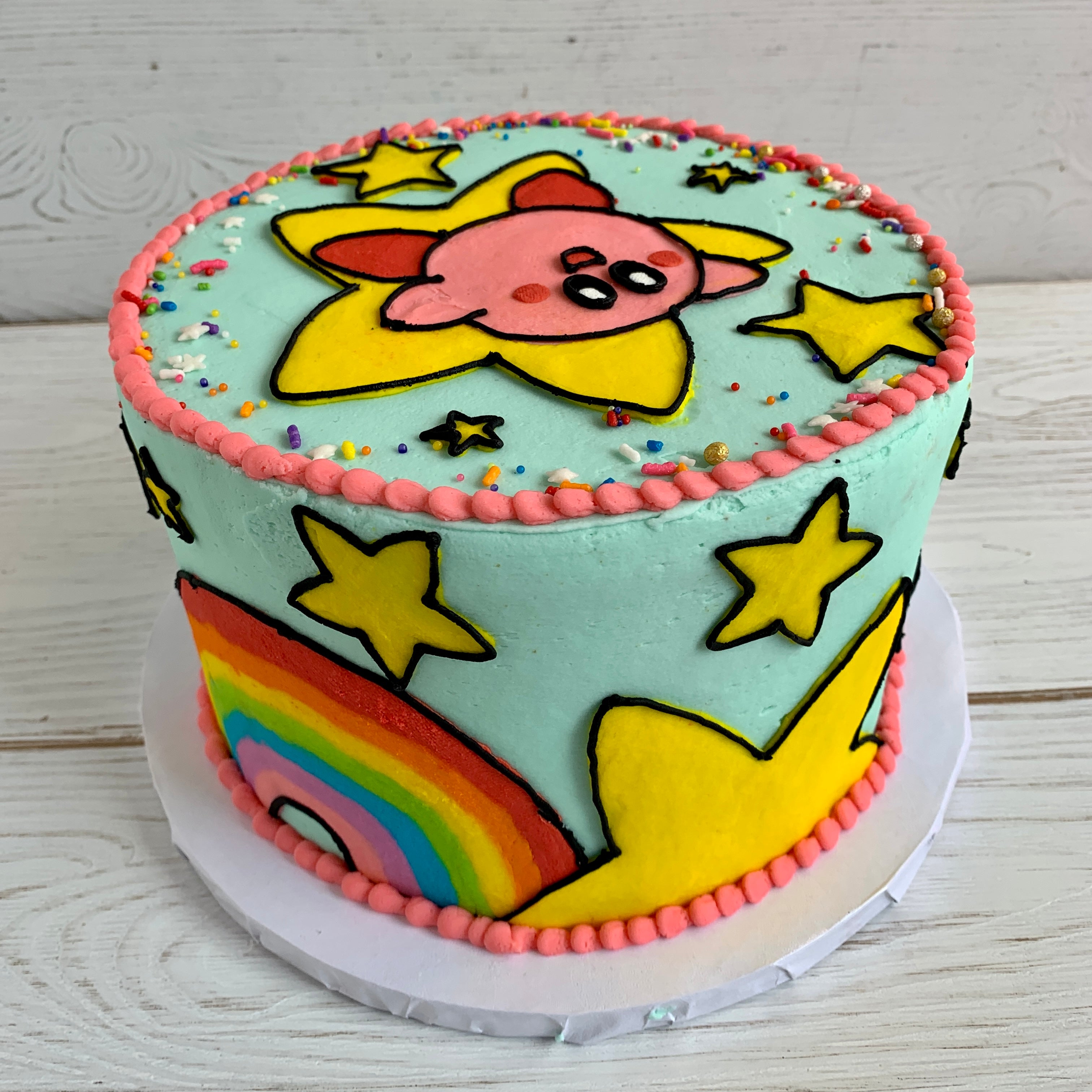 Kirby Nintendo Cake