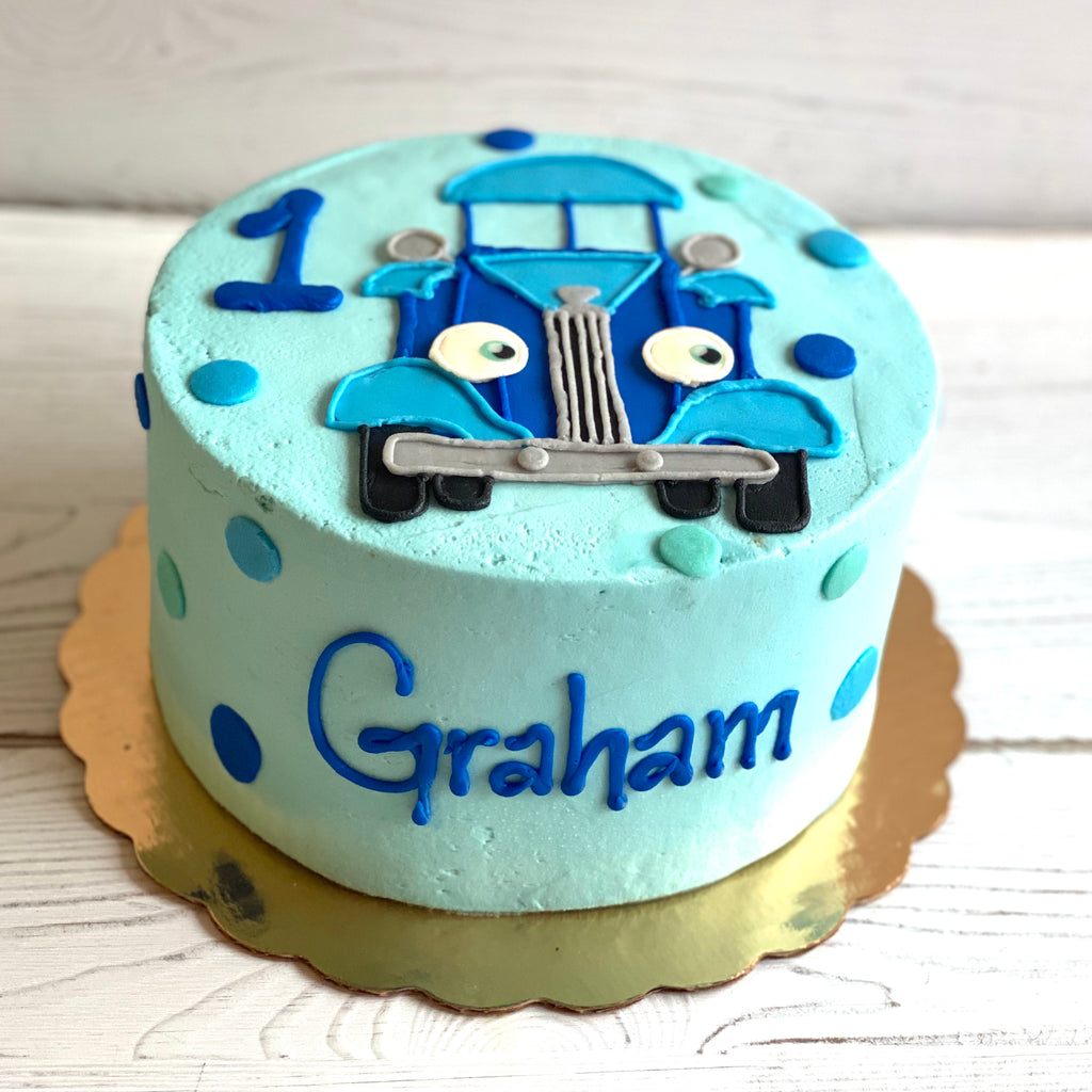 Little Blue Truck Cake