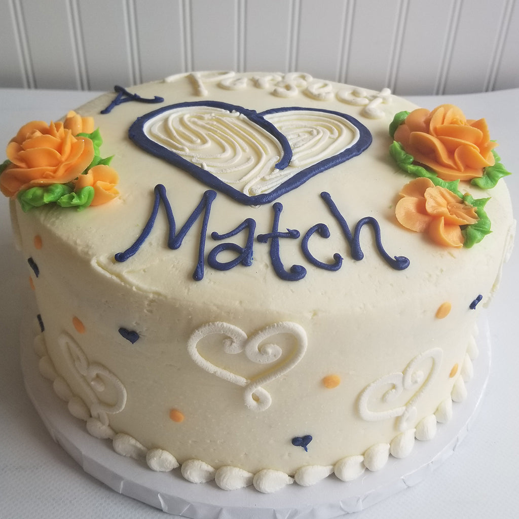 Perfect Match Bridal Shower Cake