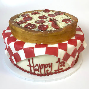 Pepperoni Pizza Cake