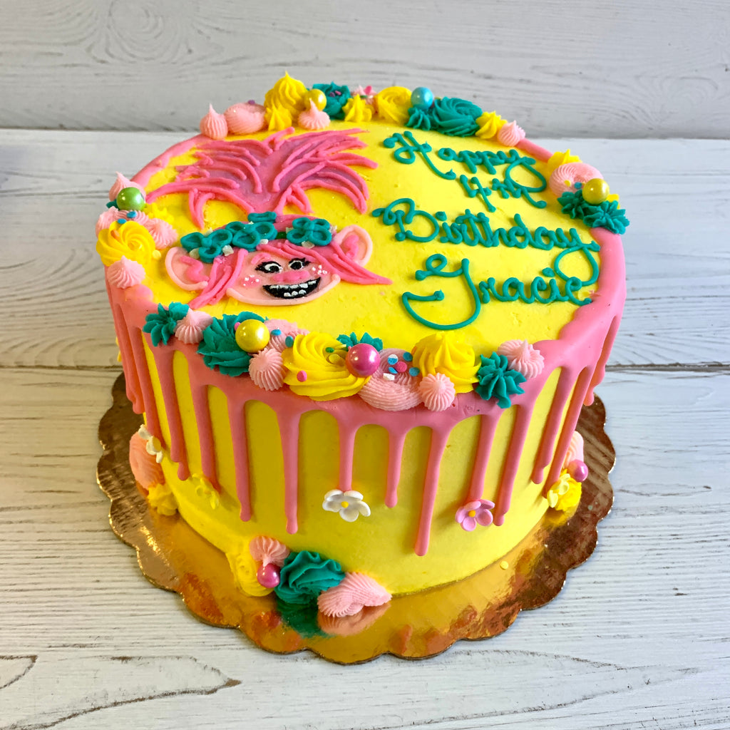 Princess Poppy Trolls Cake