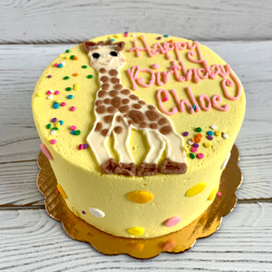 Sophie the Giraffe Cake