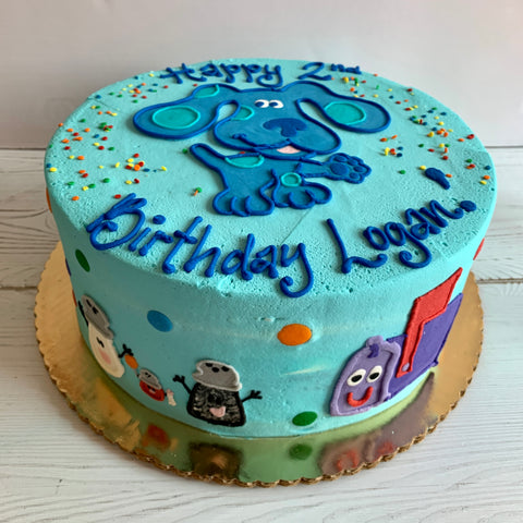 Blues Clues and Friends Birthday Cake