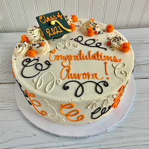 Celebration Graduation Cap Cake (Maynard High School)